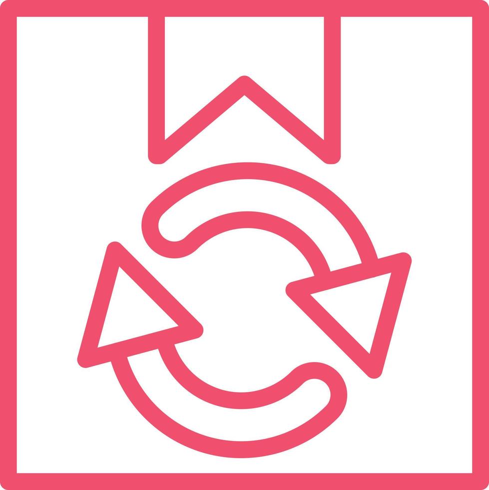 Package Recycle Vector Icon Design