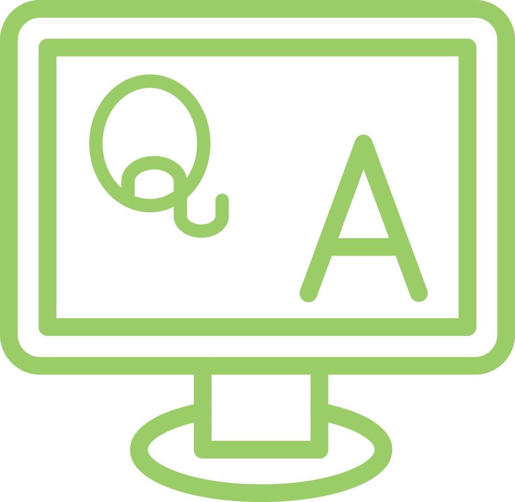 QA Vector Icon Design