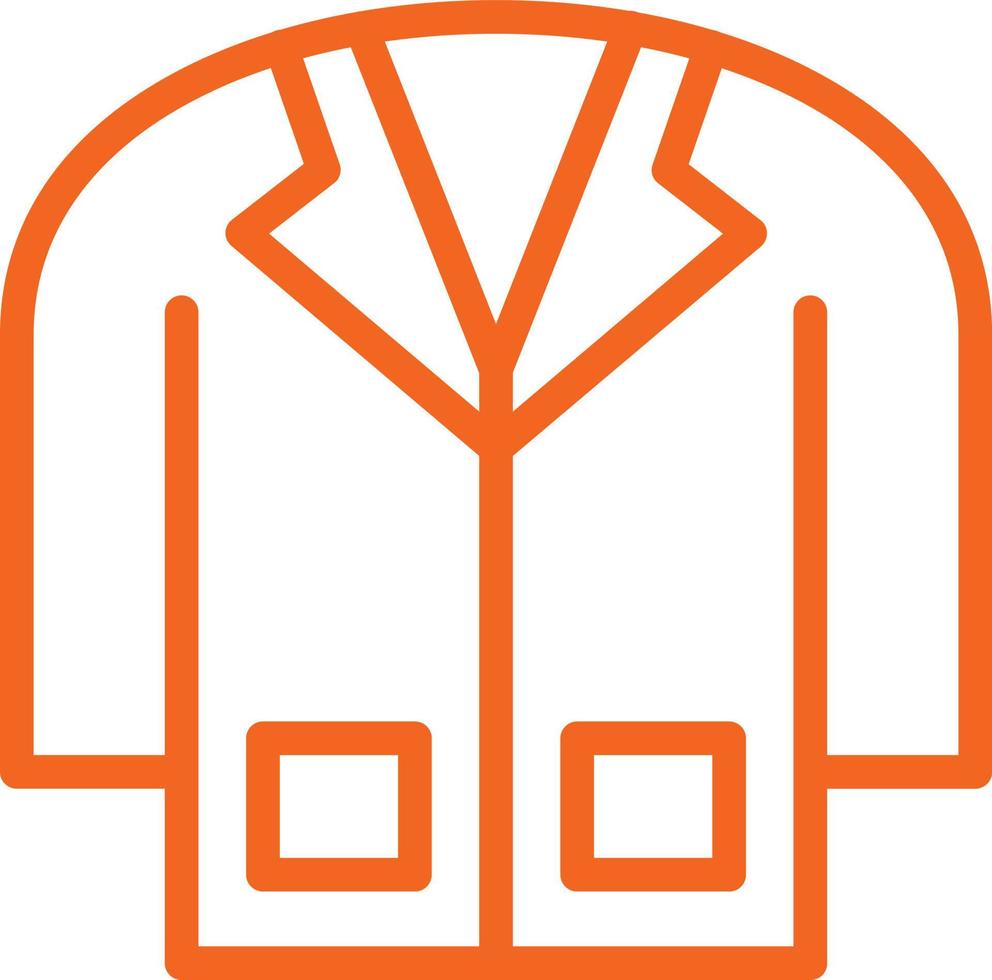 Lab Coat Vector Icon Design