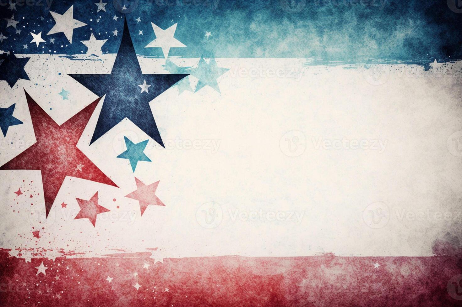 Grunge American flag background with space for text or image. photo