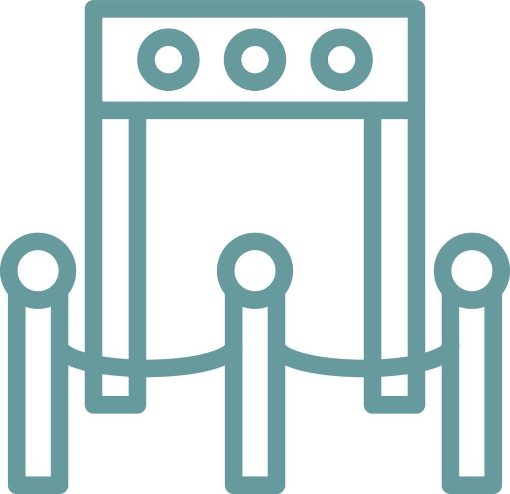 Boarding Gate Vector Icon Design