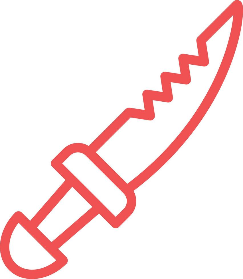 Pirate Knife Vector Icon Design