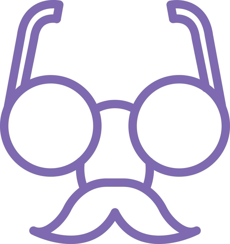 Fun Glasses Vector Icon Design