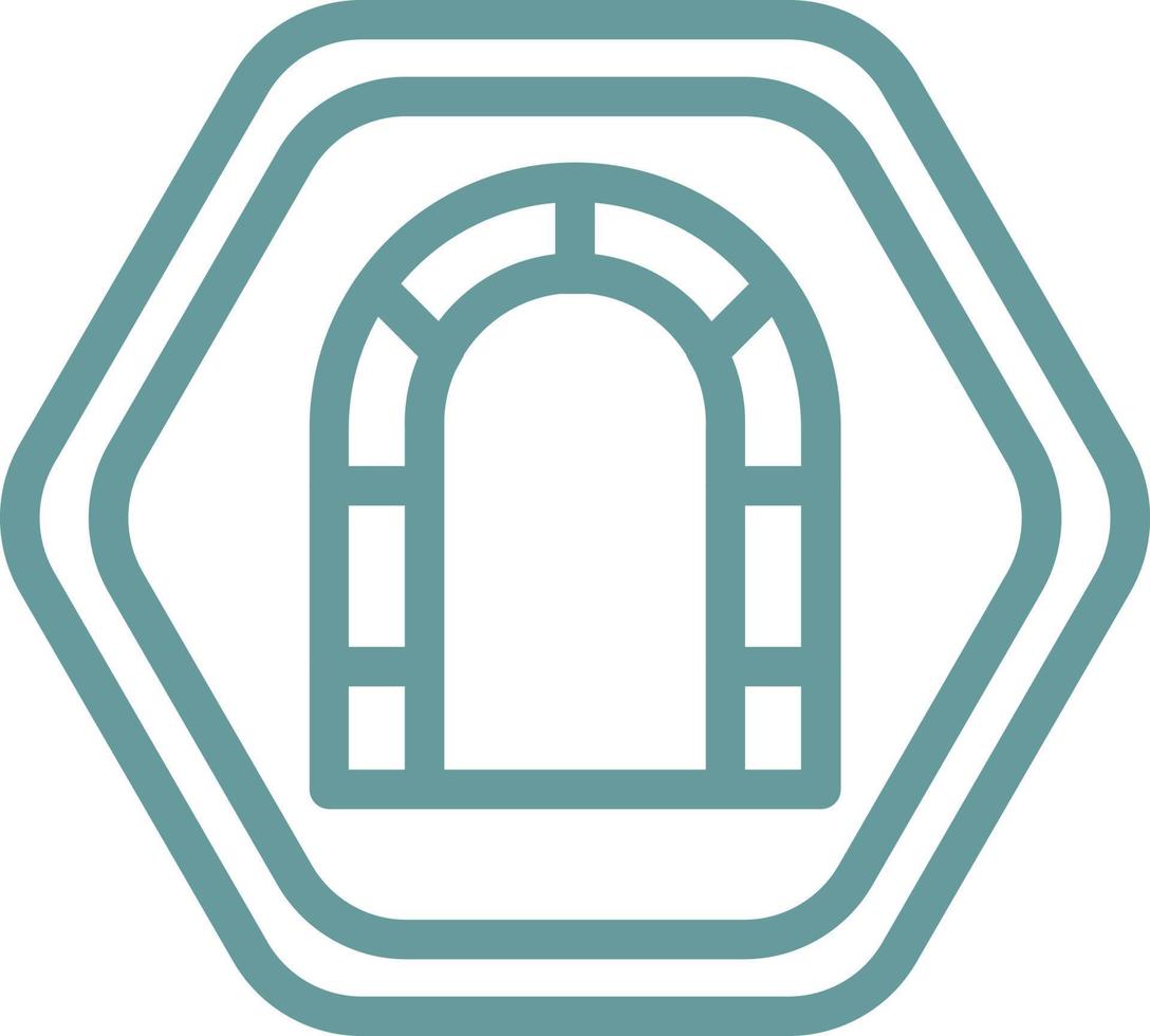 Tunnel Vector Icon Design