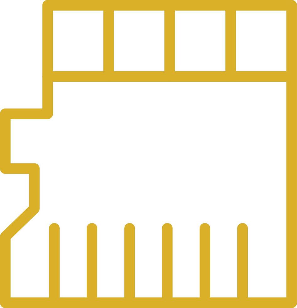 Sd Card Vector Icon Design