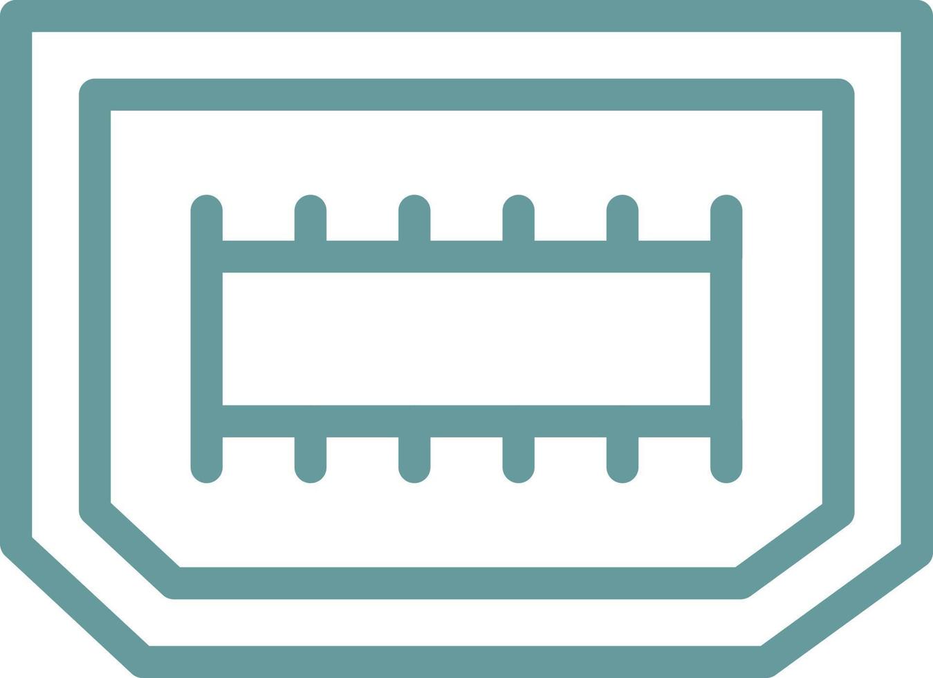 Hdmi Port Vector Icon Design