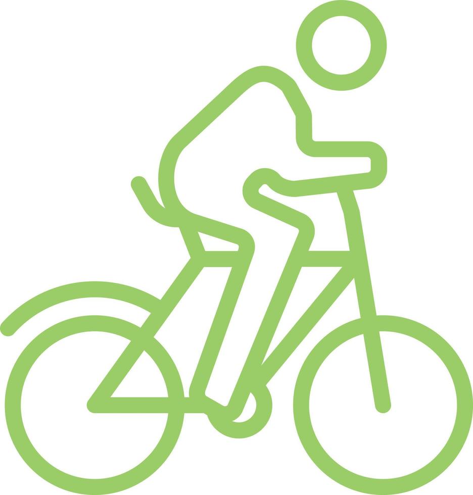 Cycling Vector Icon Design
