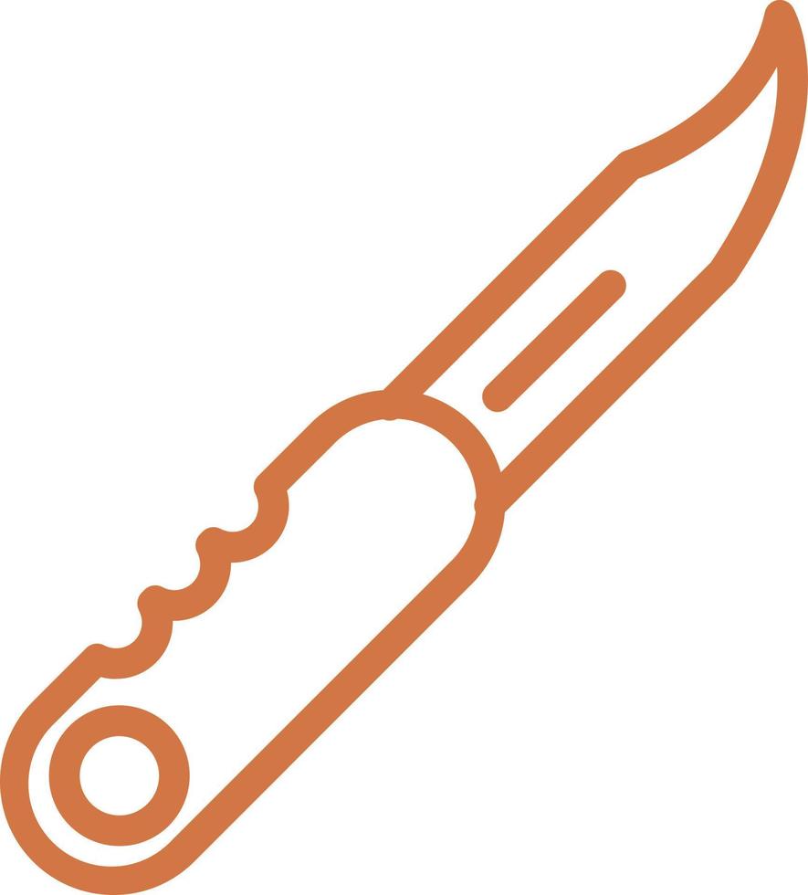 Pocket Knife Vector Icon Design