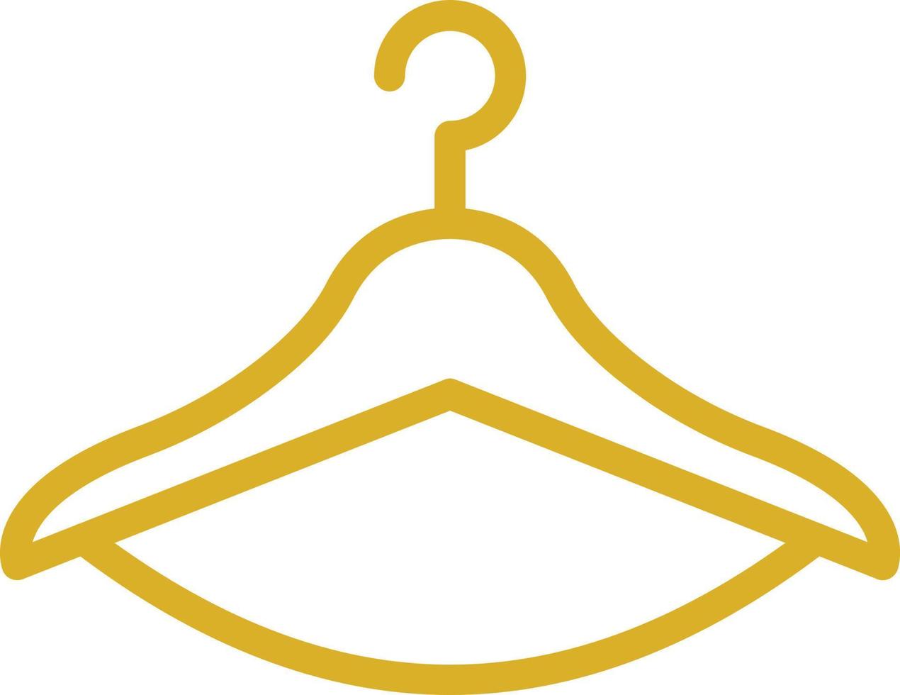 Clothes Hanger Vector Icon Design