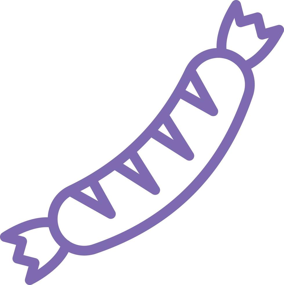 Sausage Vector Icon Design
