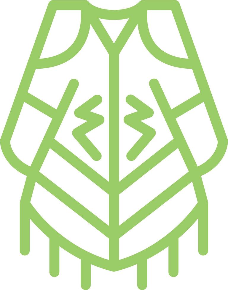 Poncho Vector Icon Design