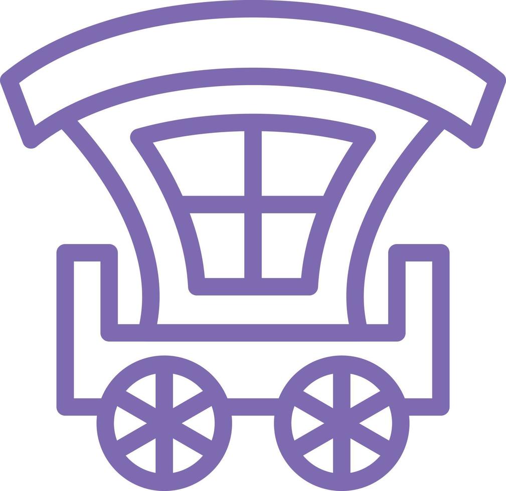 Carriage Vector Icon Design