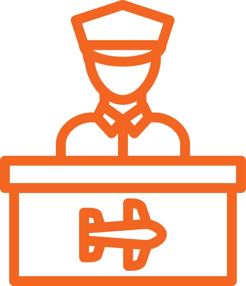 Security Control Vector Icon Design