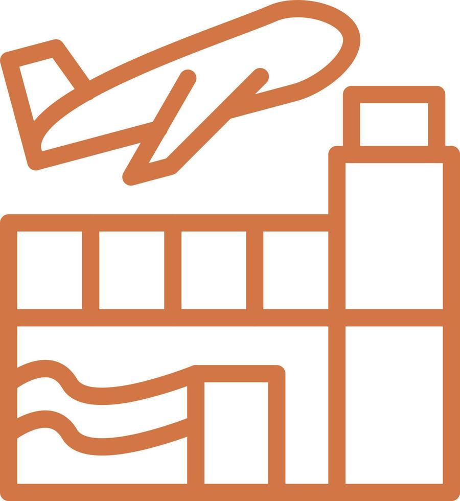Airport Vector Icon Design
