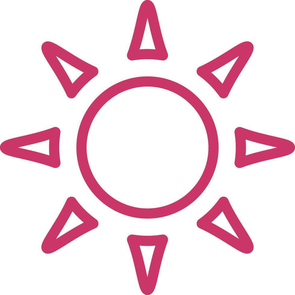 Sun Vector Icon Design