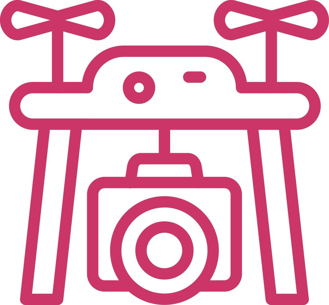 Design Drone Camera Icon Style vector