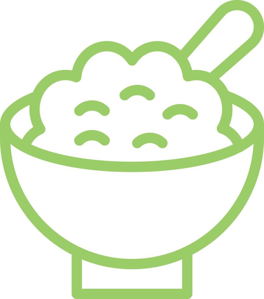 Cereal Bowl Vector Icon Design
