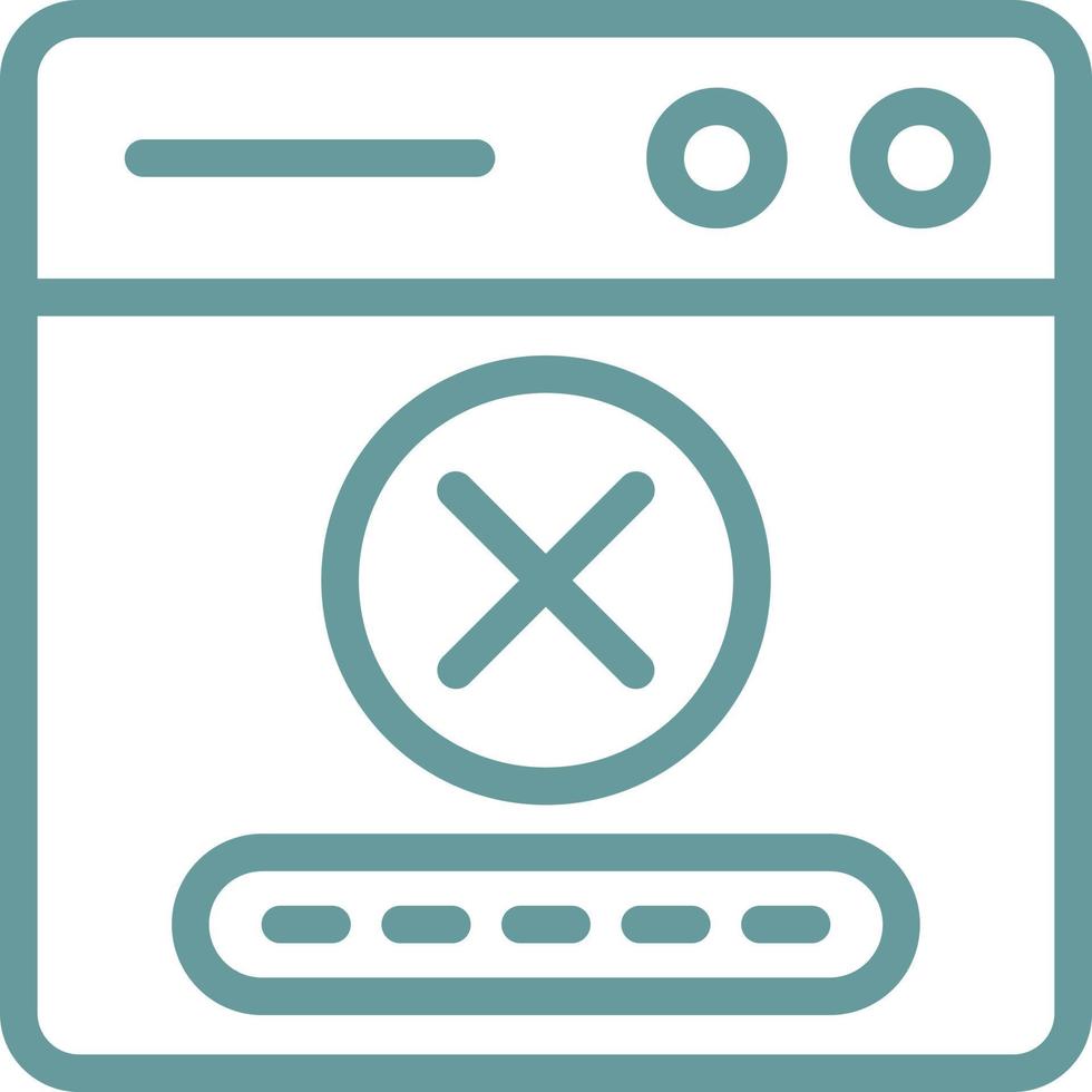 Denial Vector Icon Design