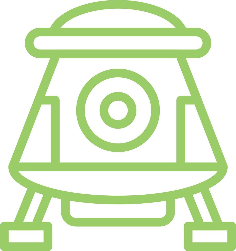 Space Capsule Vector Icon Design