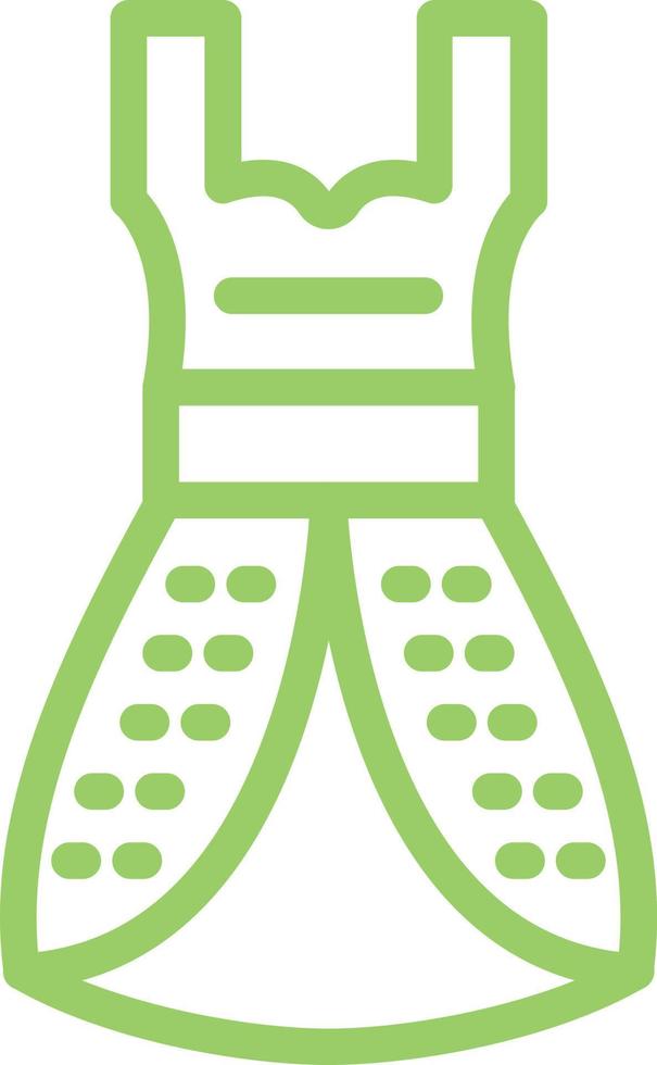 Wedding Female Dress Vector Icon Design