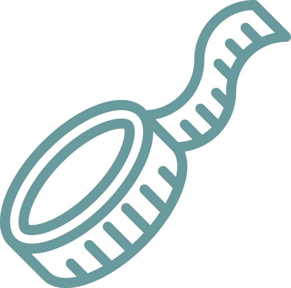Measuring Tape Vector Icon Design