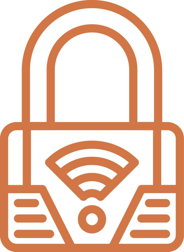 Smart Lock Vector Icon Design