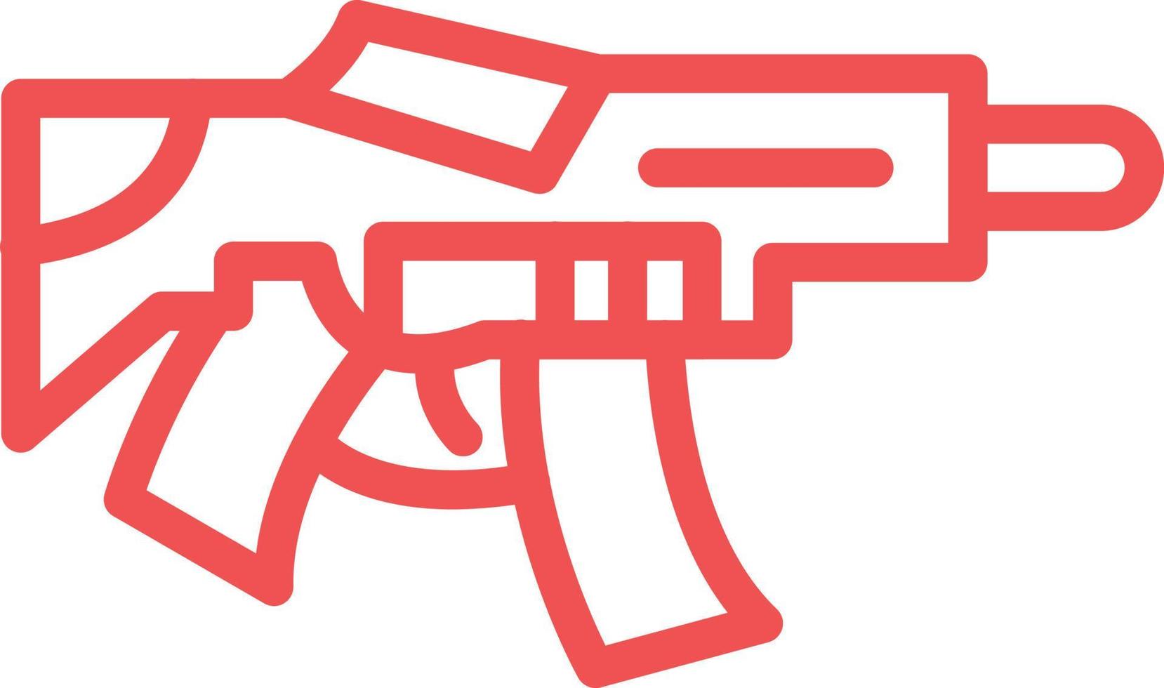 Machine Gun Vector Icon Design