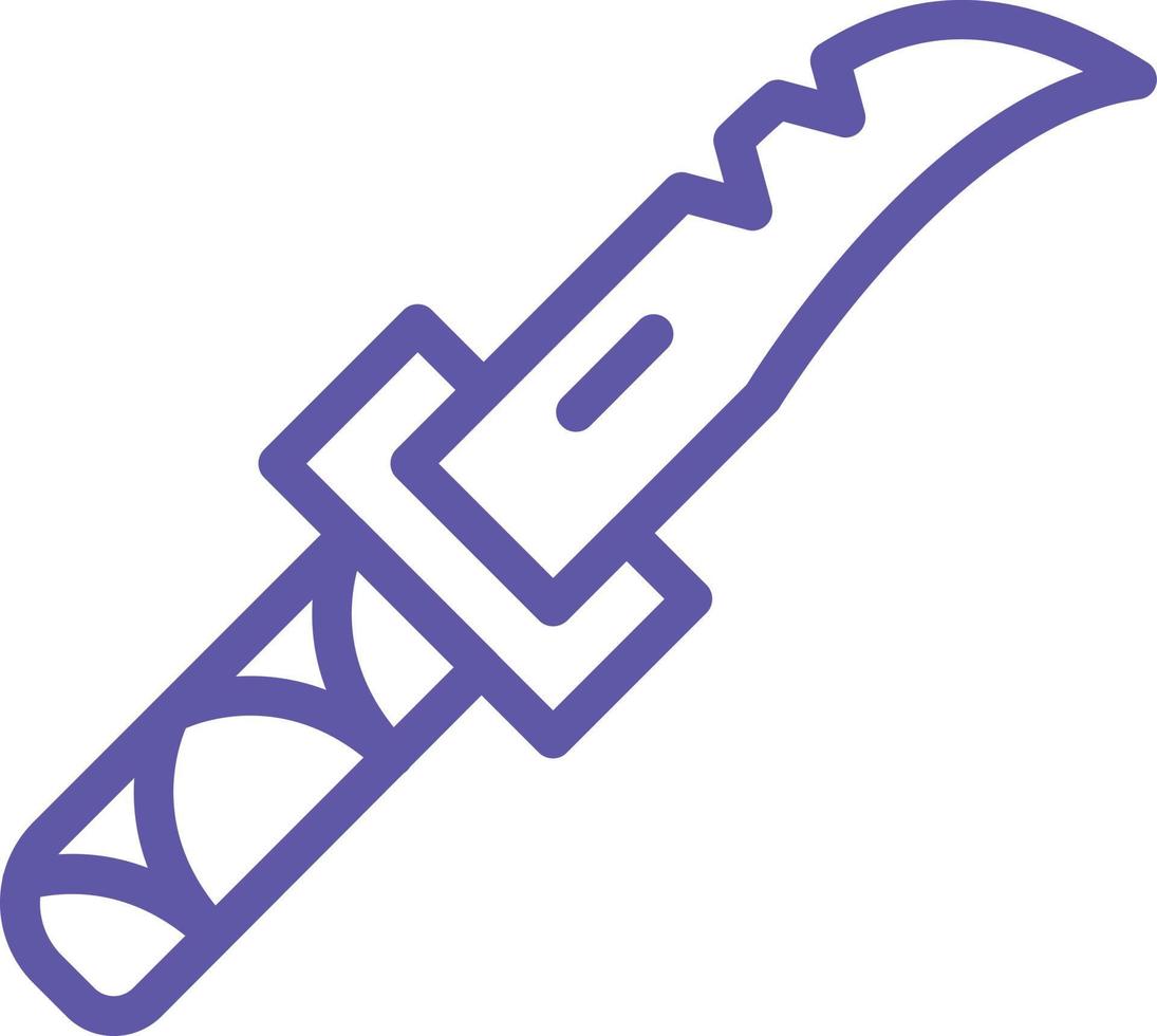 Wild Knife Vector Icon Design