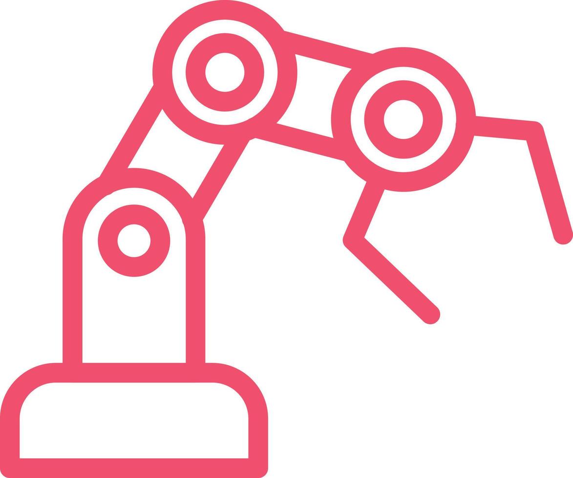 Mechanical Arm Vector Icon Design