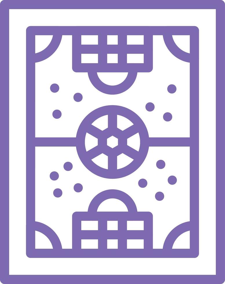 Football Field Vector Icon Design