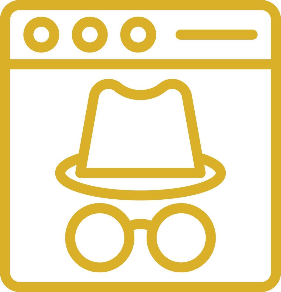 Incognito Vector Icon Design