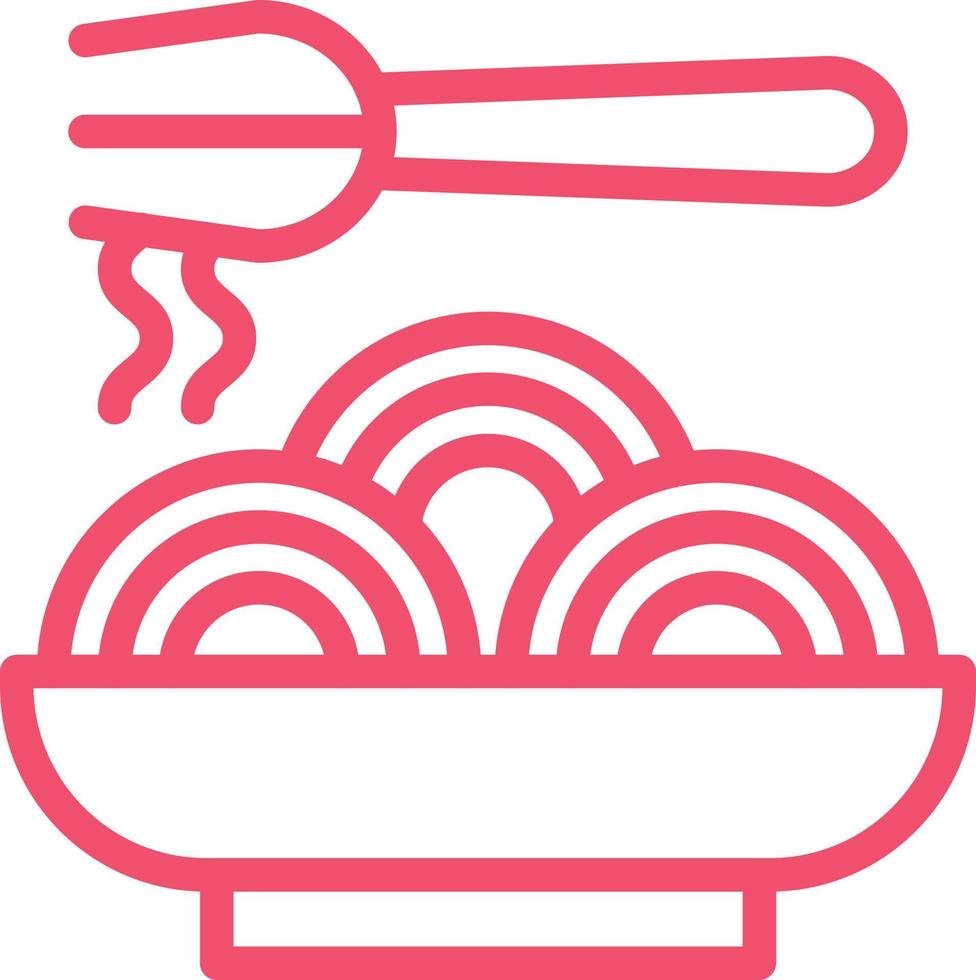 Spaguetti Vector Icon Design