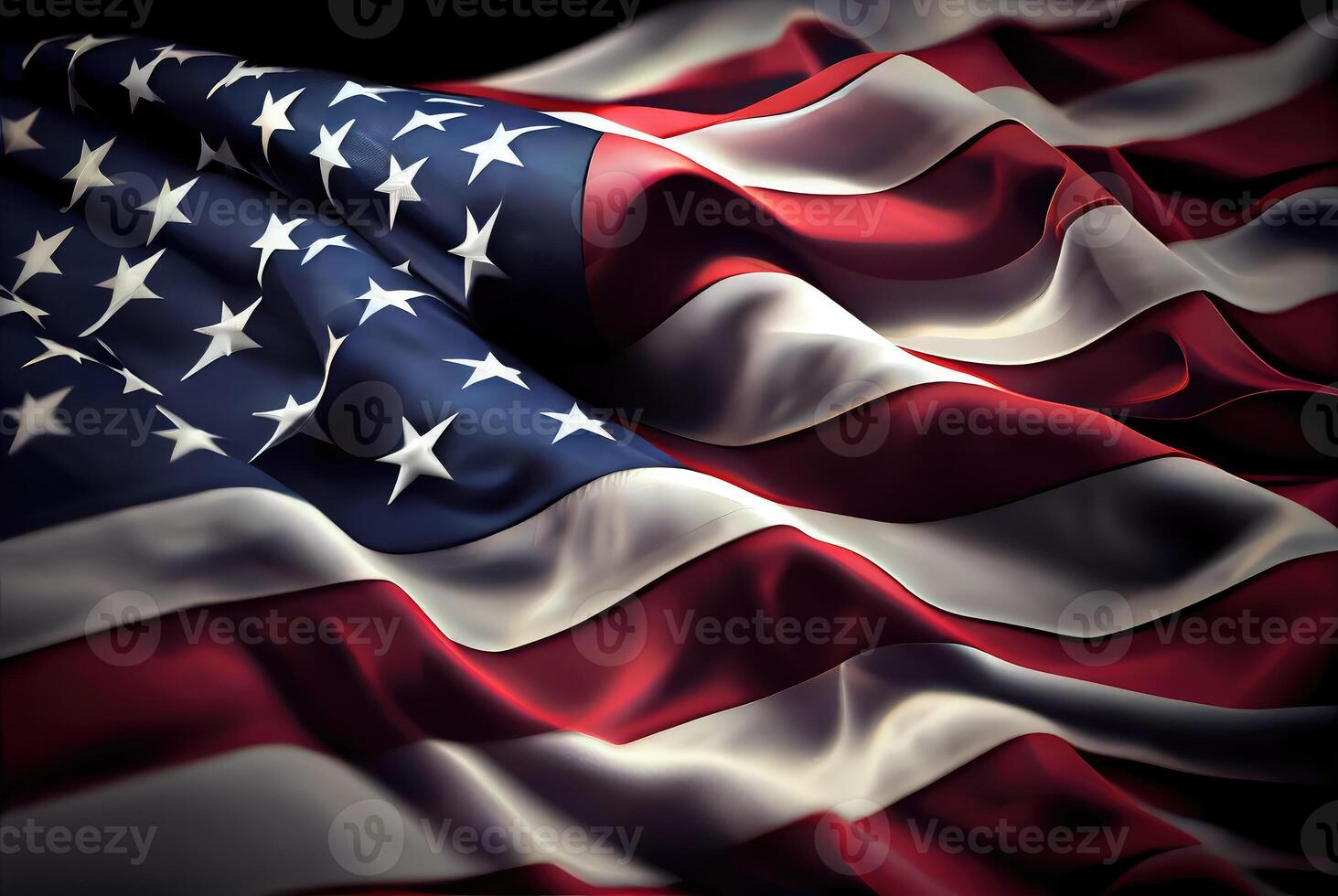 American flag, Independence Day background. photo