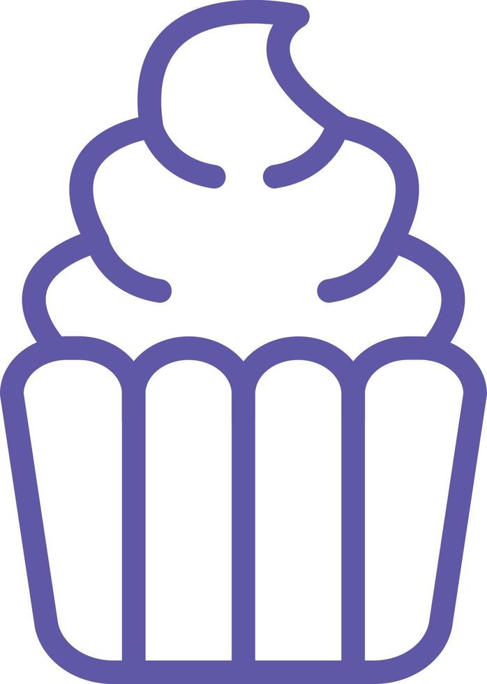 Cupcake Vector Icon Design