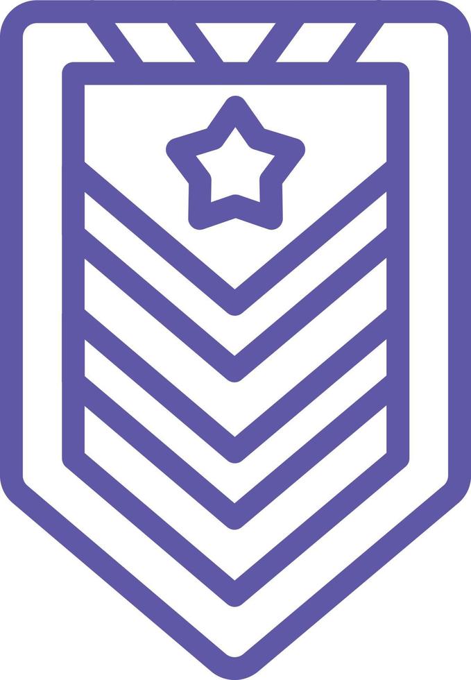 Army Chevron Vector Icon Design