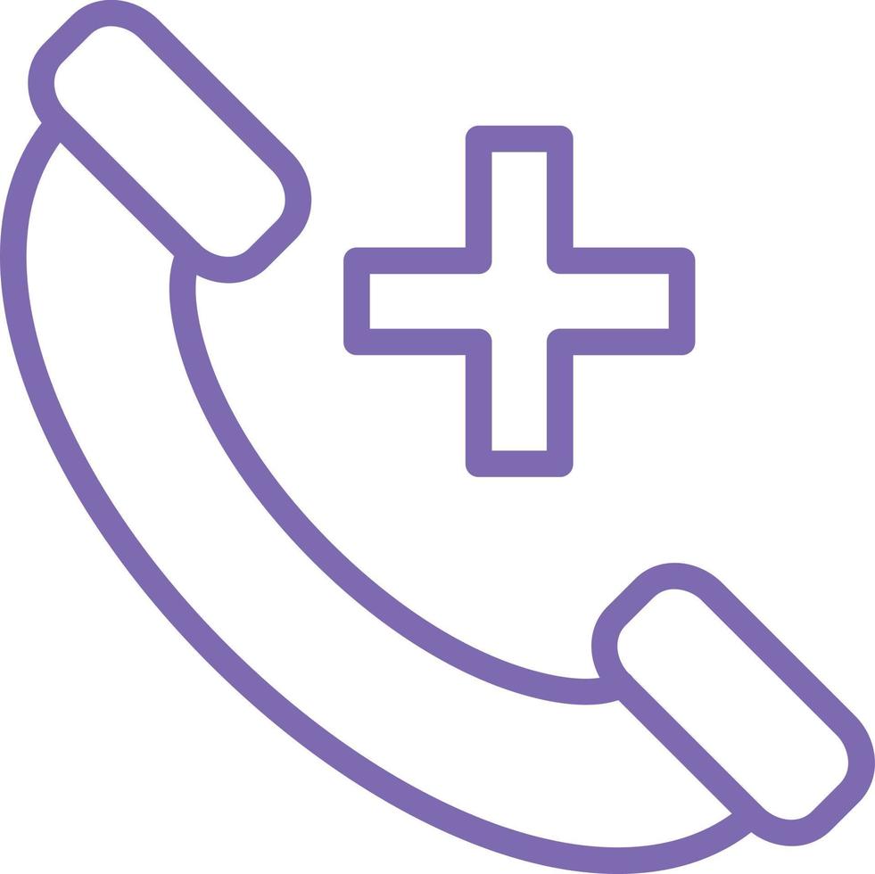 Emergency Call Vector Icon Design