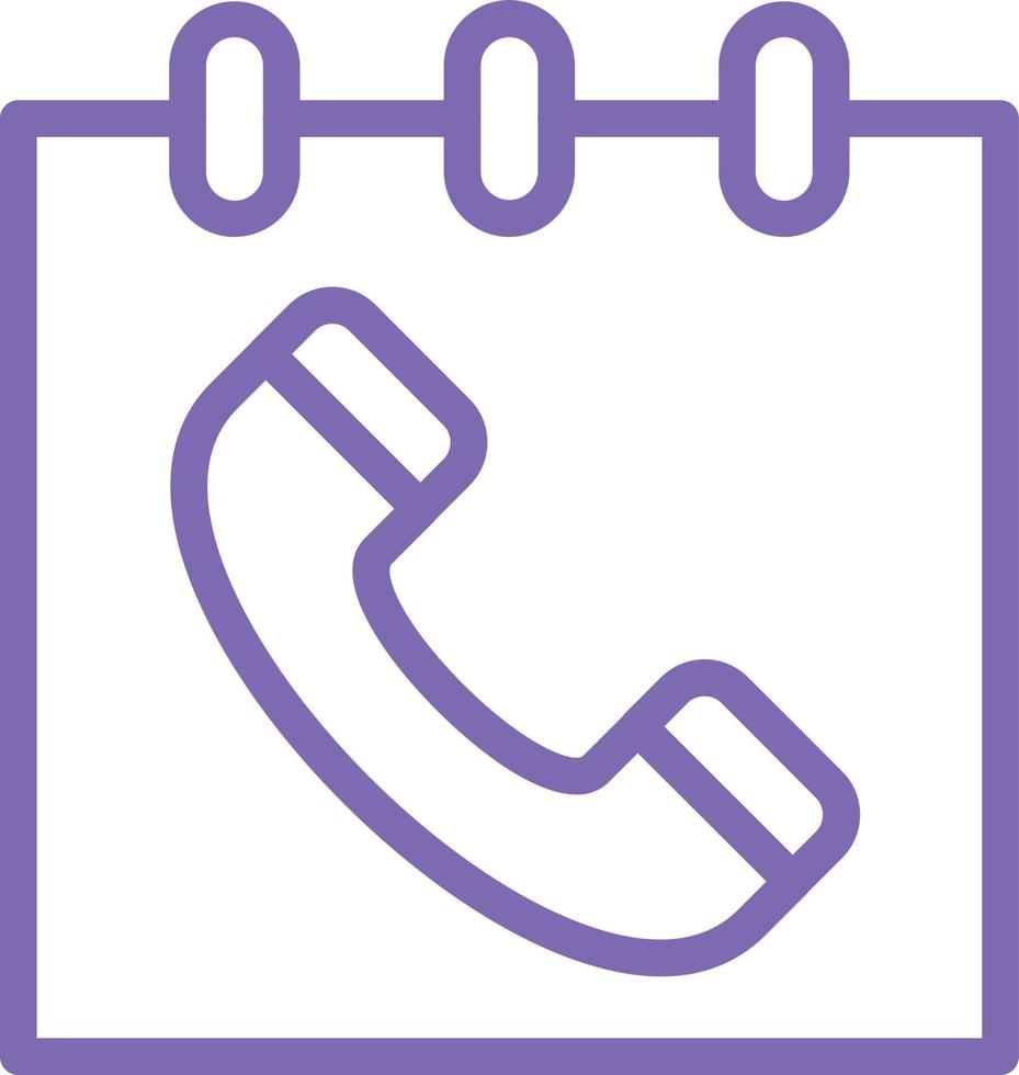 Schedule Call Vector Icon Design