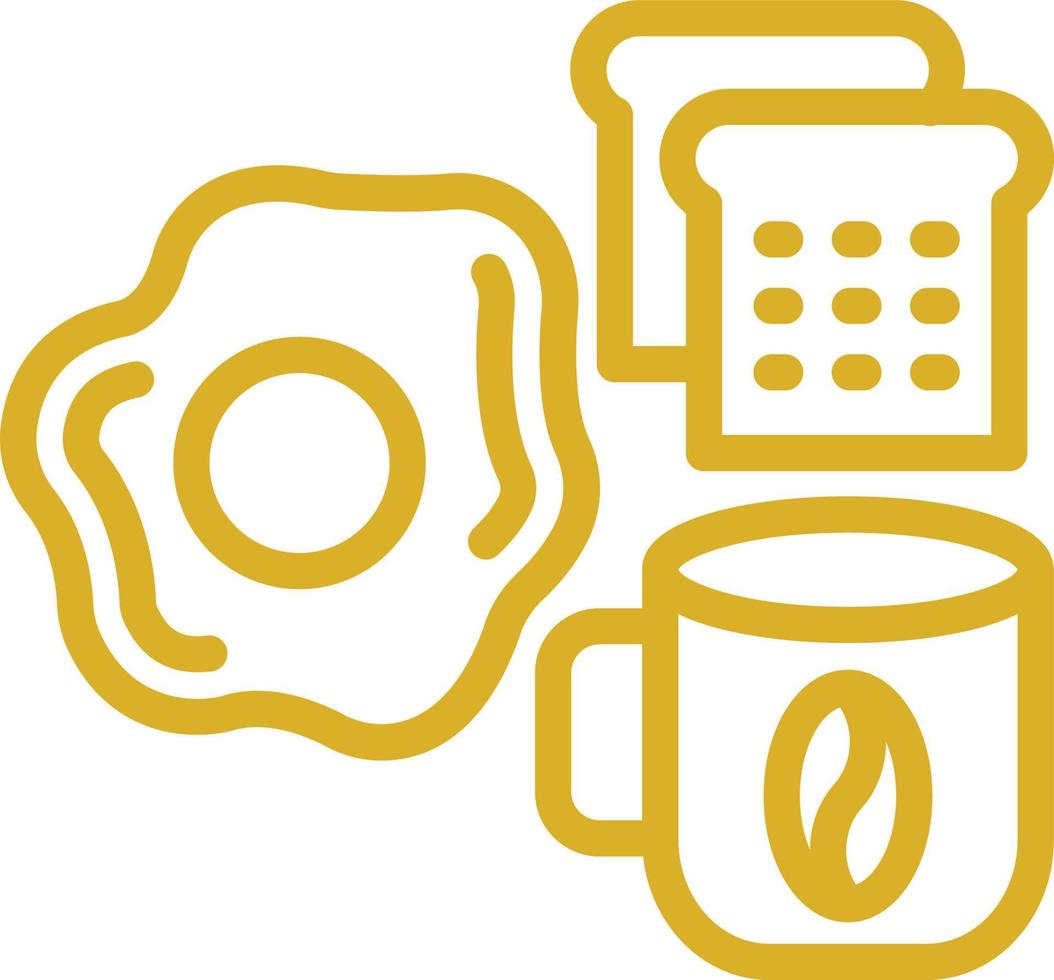 Breakfast Vector Icon Design