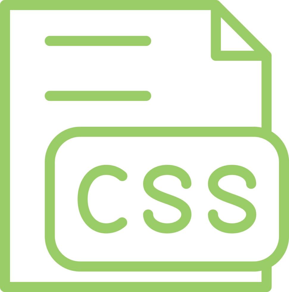 CSS File Vector Icon Design