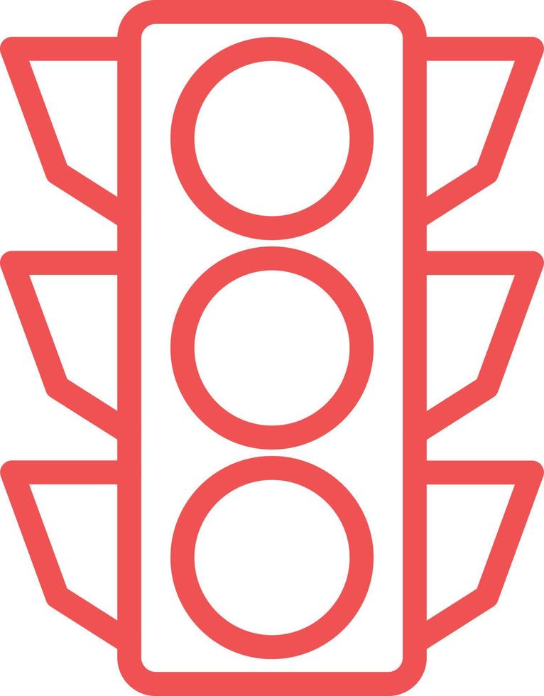 Traffic Control Vector Icon Design