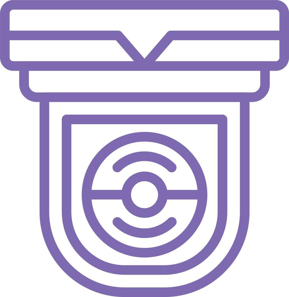 Security Camera Vector Icon Design