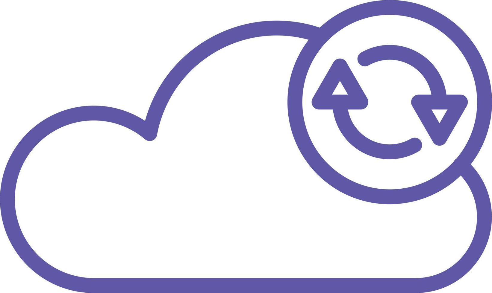 Data Synchronization Vector Icon Design