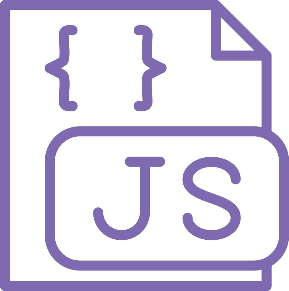 Javascript File Vector Icon Design