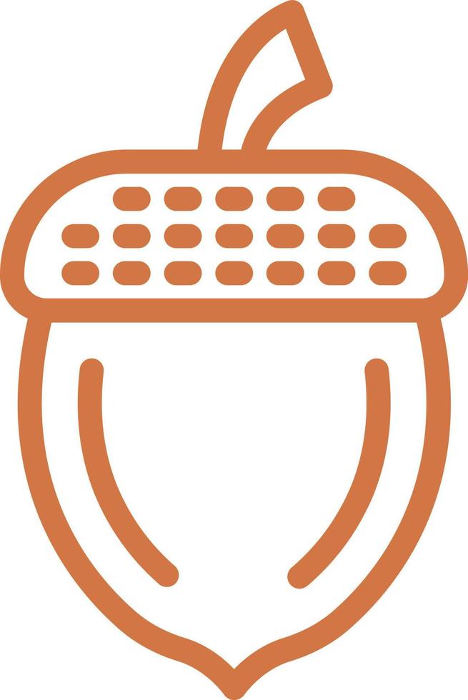 Acorn Vector Icon Design