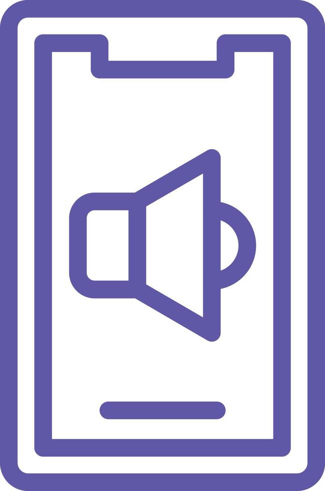 Mobile Speaker Vector Icon Design