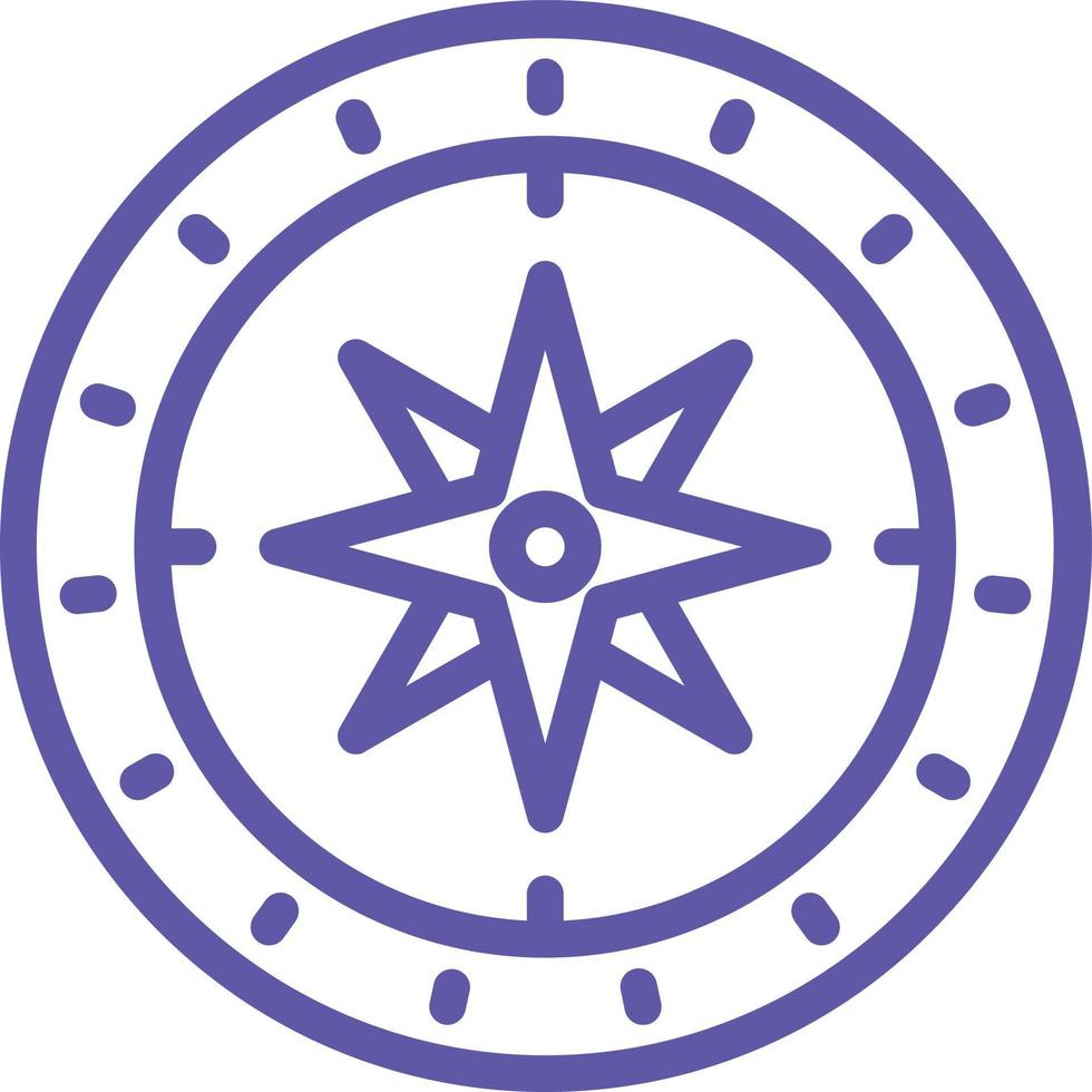 Compass Vector Icon Design