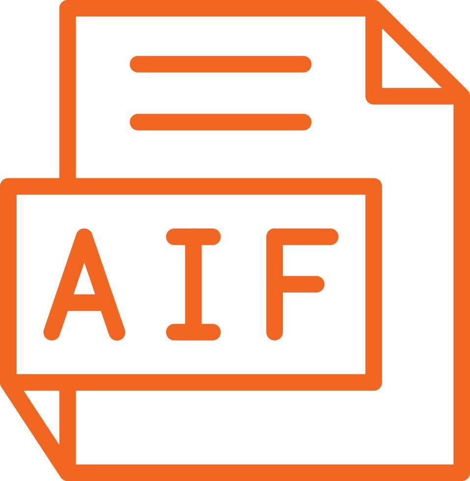 AIF Vector Icon Design