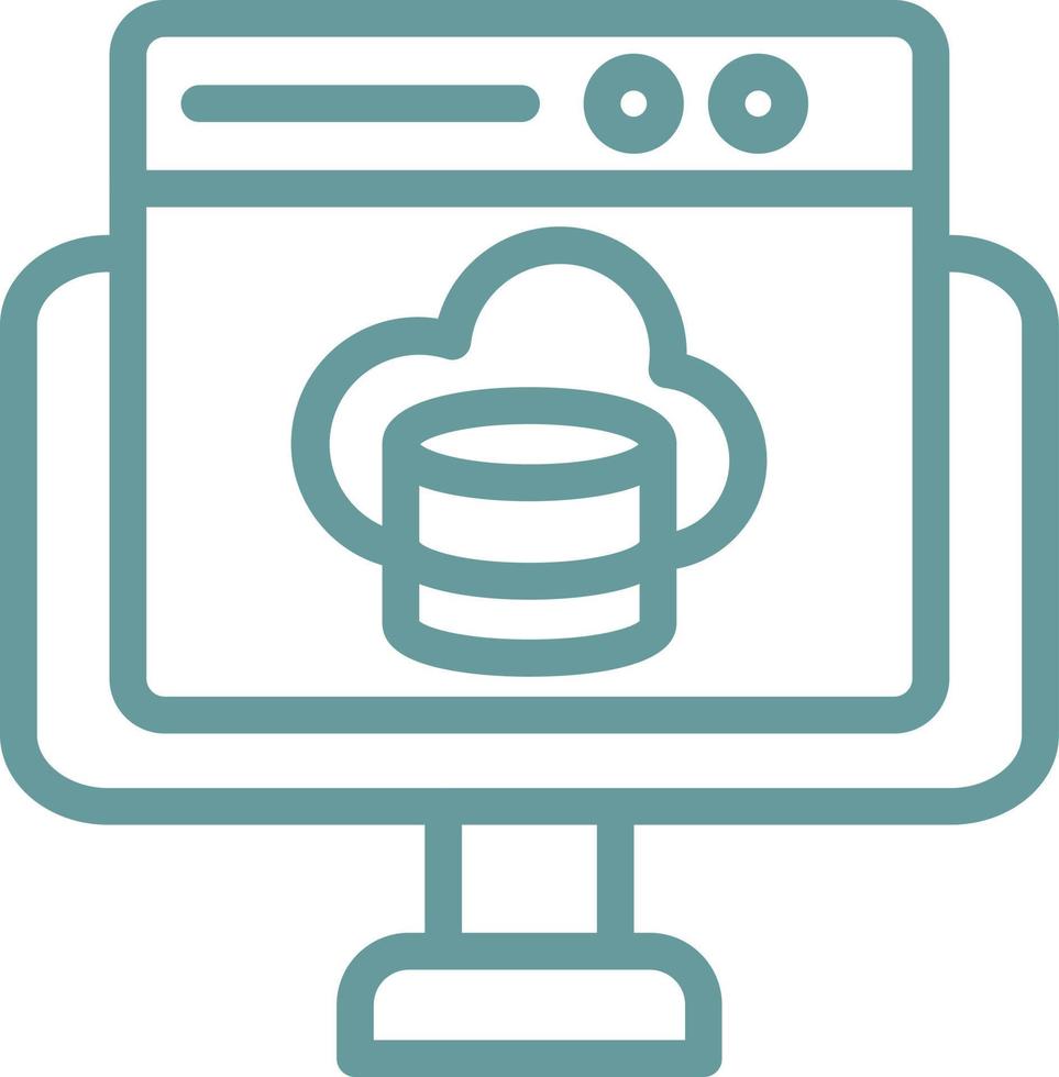 Cloud Computing Vector Icon Design