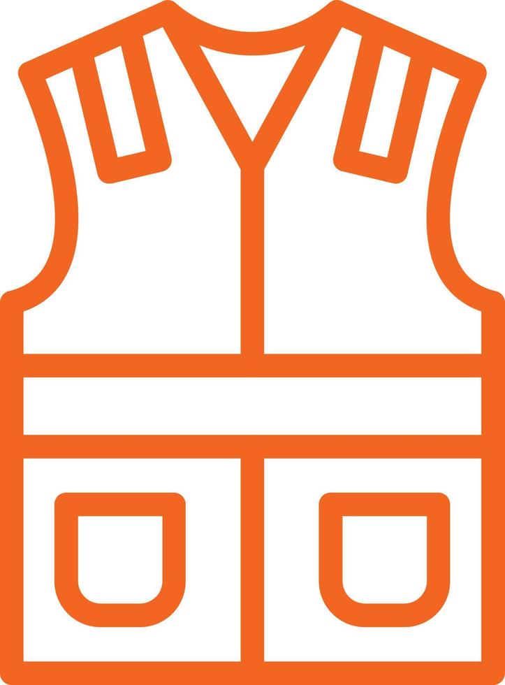 Labour Vest Vector Icon Design