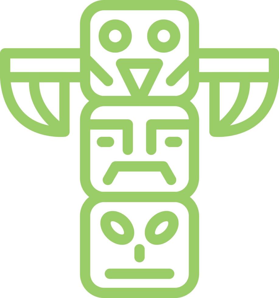 Totem Vector Icon Design